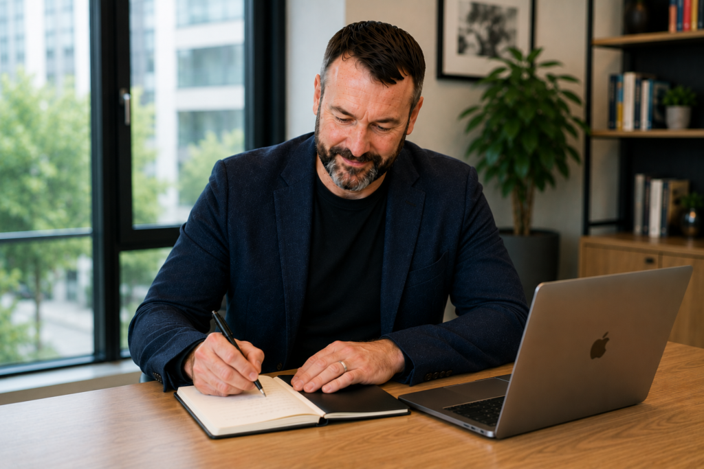 Silverback Digital consultant developing a business growth strategy